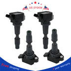 Set of 4 Ignition Coils for Hyundai Sonata, Santa Fe, Kia Optima, Sorento