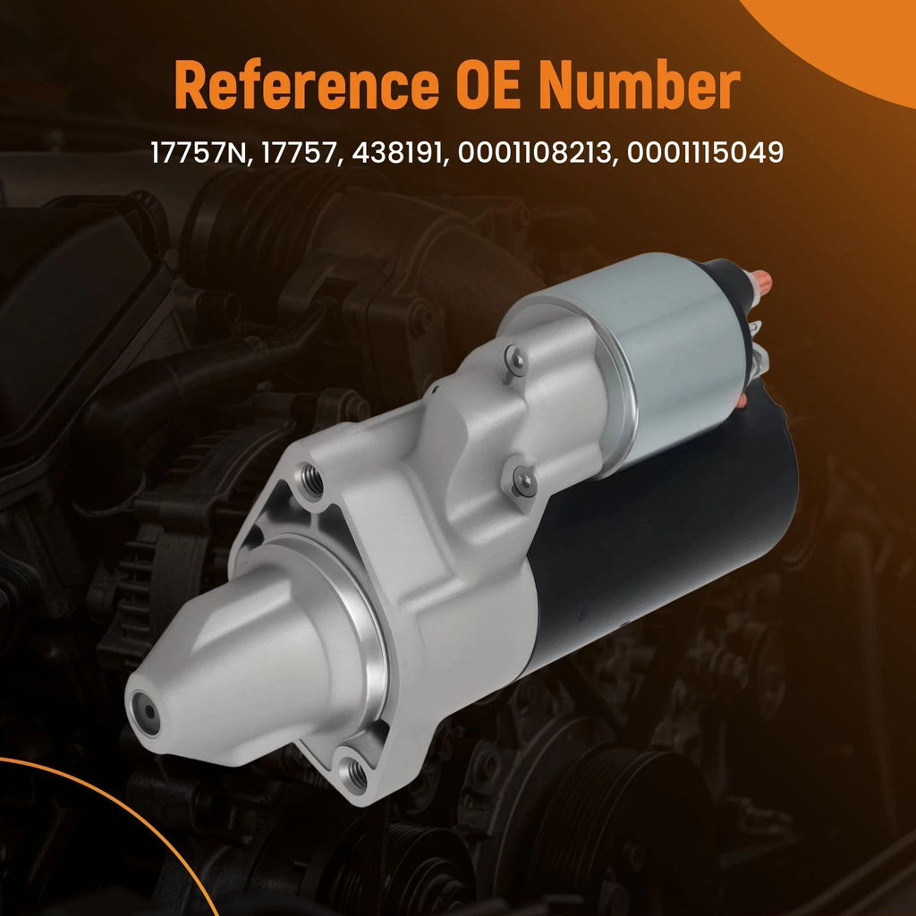 1.7KW 10T Starter Motor for Mercedes-Benz CLK320 CLK500 (1998–2006) 17757