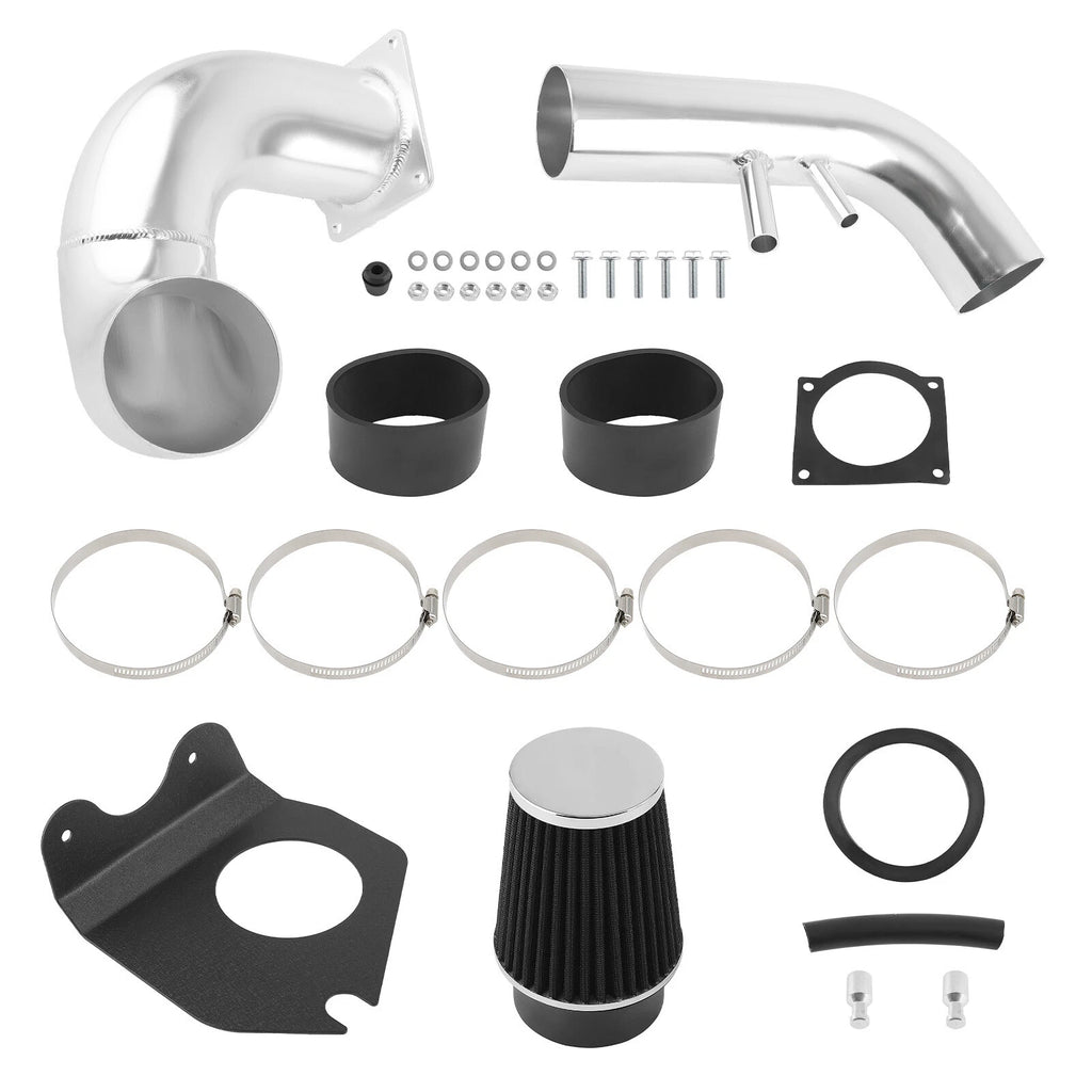 Heat Shield Cold Air Intake + Filter for Ford Mustang GT 4.6L V8 (1996–2004)