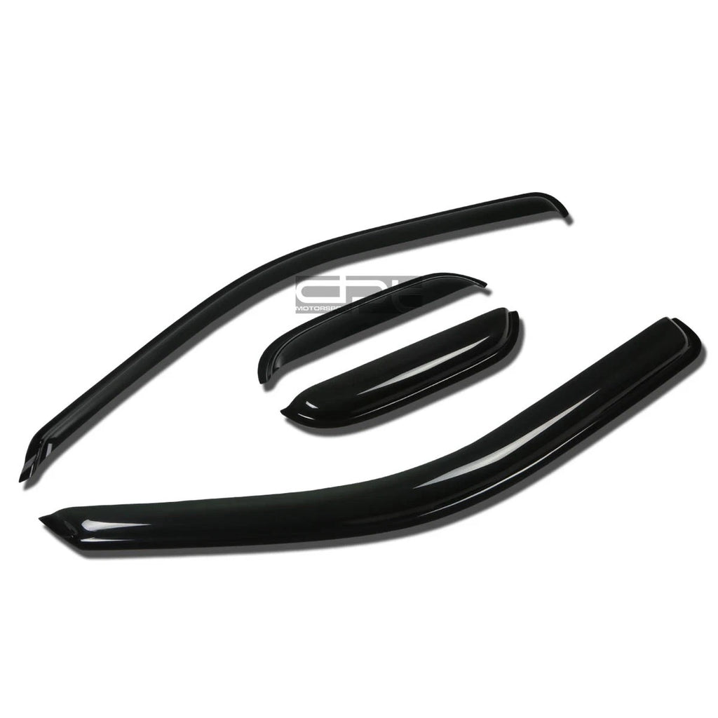 Set of 4 Smoke Tint Window Visors for Colorado/Canyon (2004–2011)
