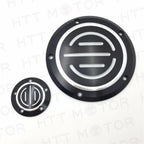 Black Derby Timer Cover for Harley Dyna Sportster XL 883 1200 (2004–2023)