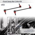 Set of 2 Front Stabilizer Bar Links for Ford Flex (2009) No.K750376/K750377