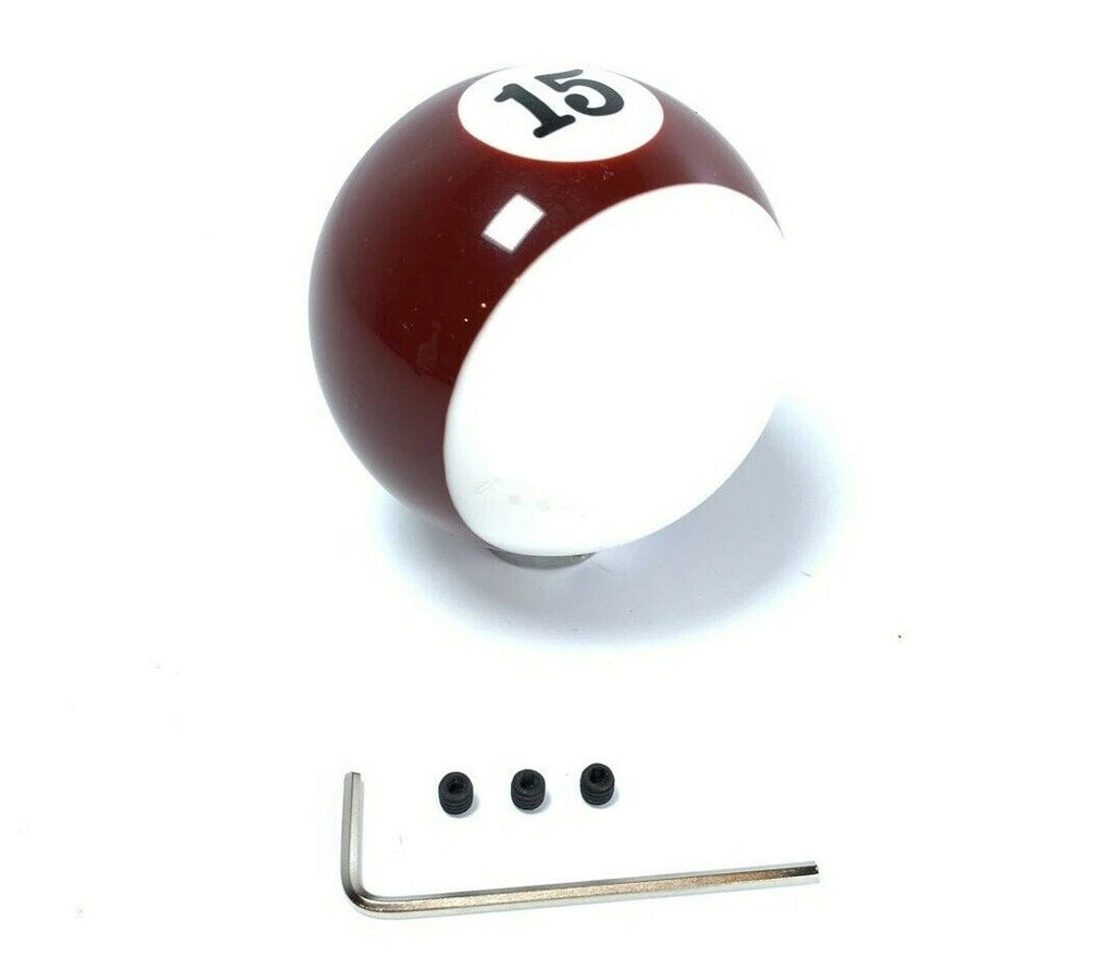 Gear Shift Knob Stripes Burgundy Number for Pool Ball Set for Chevrolet (1967–1970)