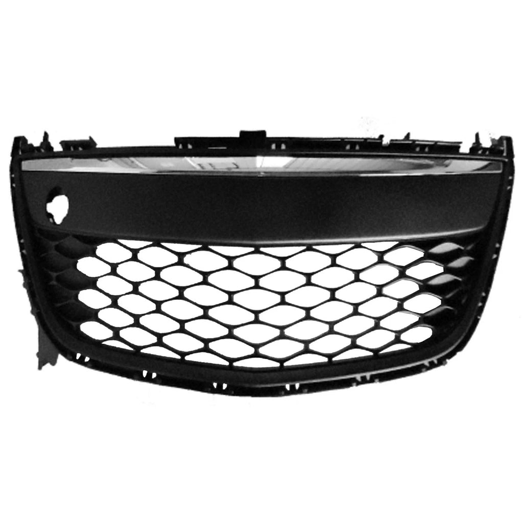 Replacement Plastic Front Lower Grille w/o Chrome Outer Molding Type