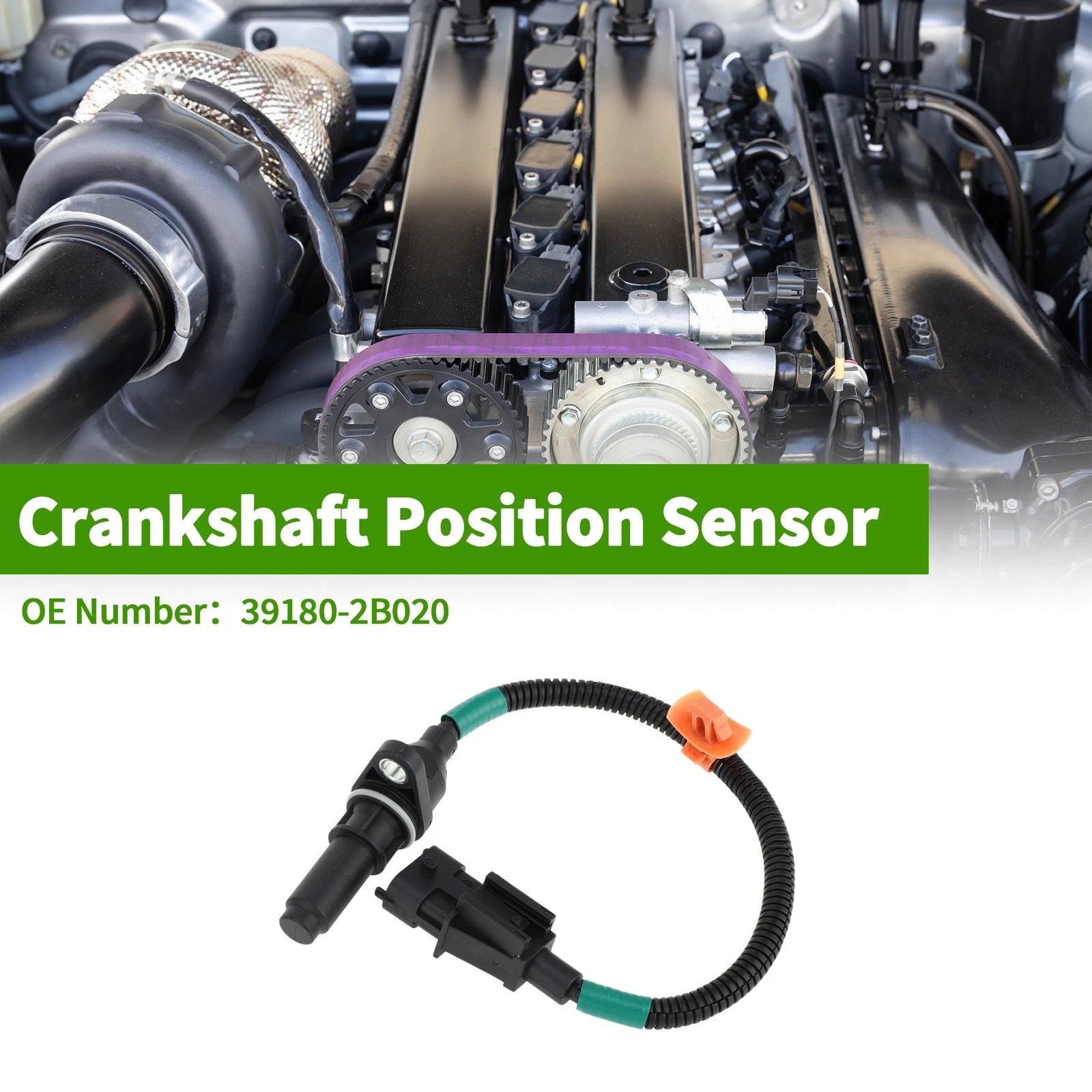 Crankshaft Position Sensor for Hyundai ix20 1.4 LPG (2010–2019) No. 39180-2B020