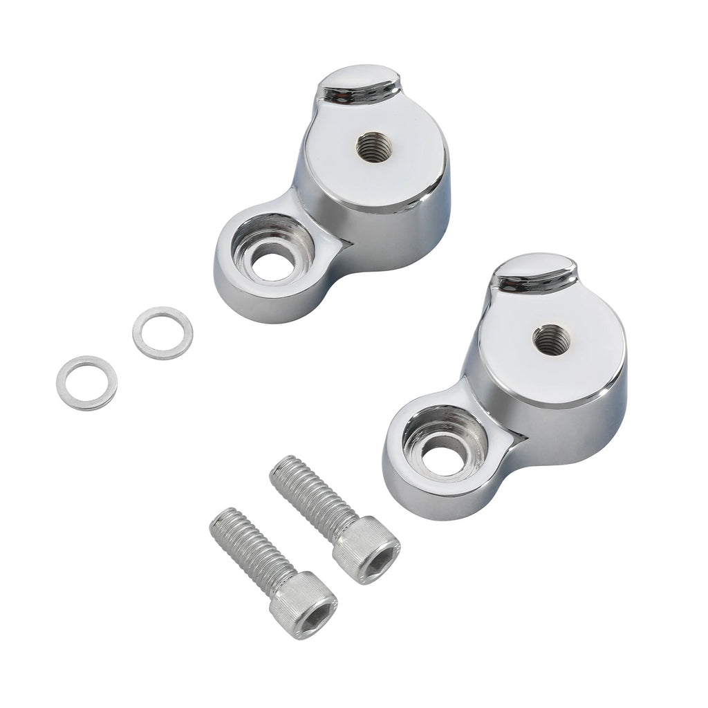 Chrome Passenger Footpegs Mounting Kit for Harley FXDR FXDRS (2019–2023)