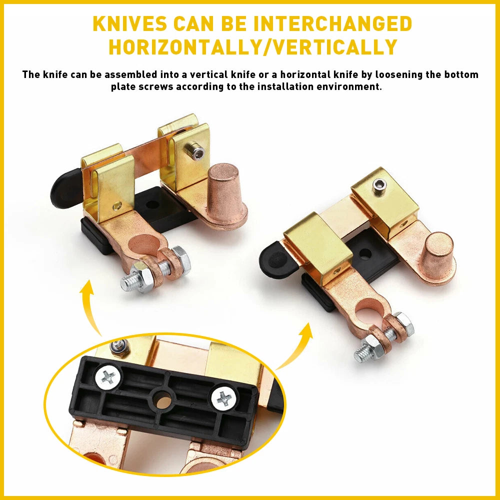 Heavy Duty Battery Disconnect Knife Blade Switch for EXV