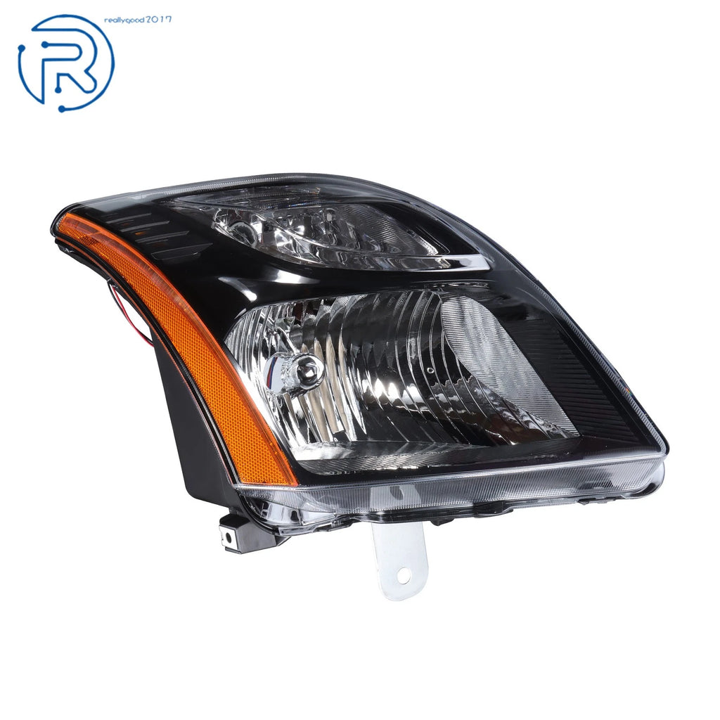 Headlight for Nissan Sentra (2010-2012) Halogen Clear Black Housing
