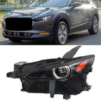 Clear Lens Full LED Headlight for Mazda CX-30 (2020–2022) Black Driver Side