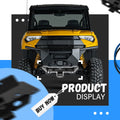 Front 2" Receiver Hitch Plow Mount for Polaris Ranger 500 570 800 (2009–2024)