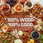 300x Disposable Bamboo Cutlery Set for Parties (Eco-Friendly)