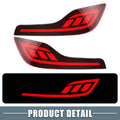 2 x Rear Bumper Reflector LED Brake Lights for Honda CR-V (2017-Present)