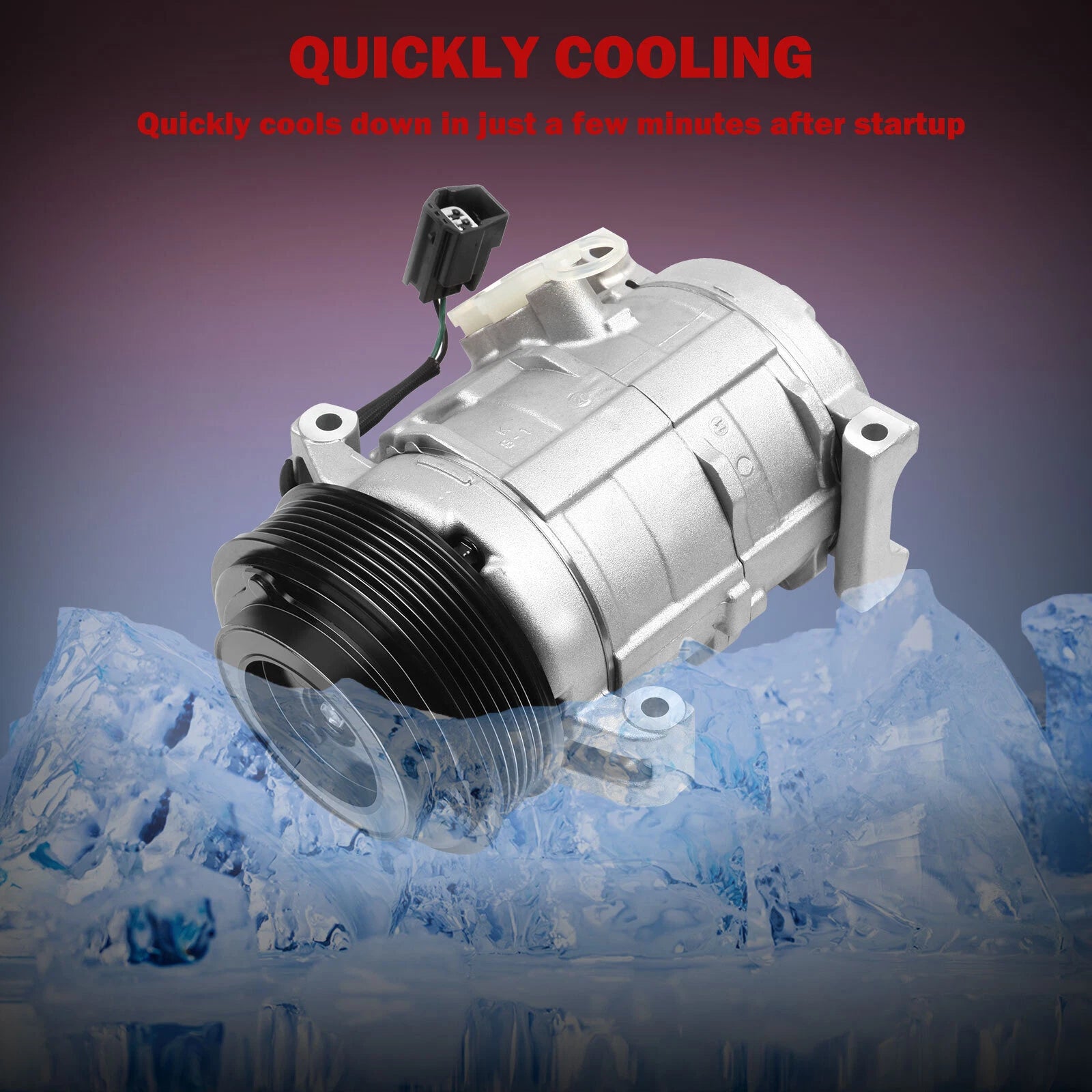 A/C Compressor & Clutch for GMC Acadia Buick Enclave (2007-2012)