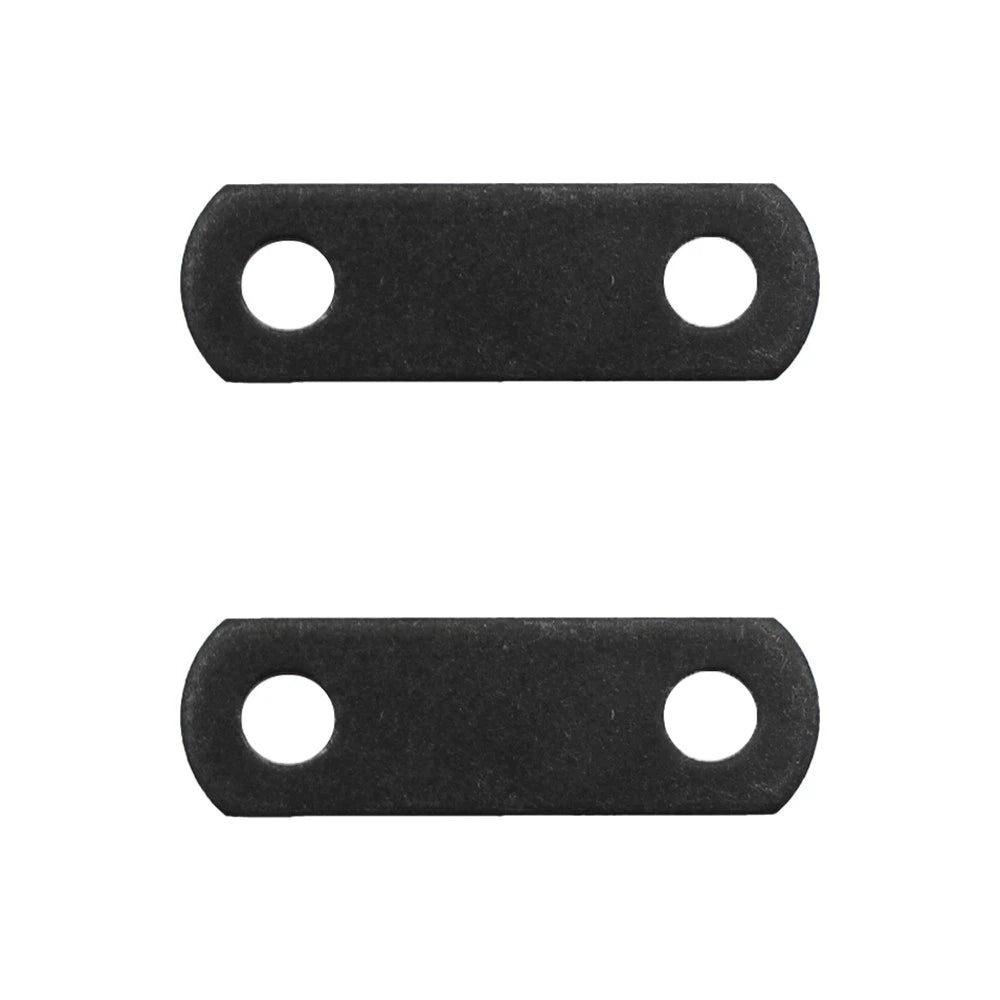 Set of 2 Leaf Spring Trailer Shackle Straps 9/16" Hole Diameter