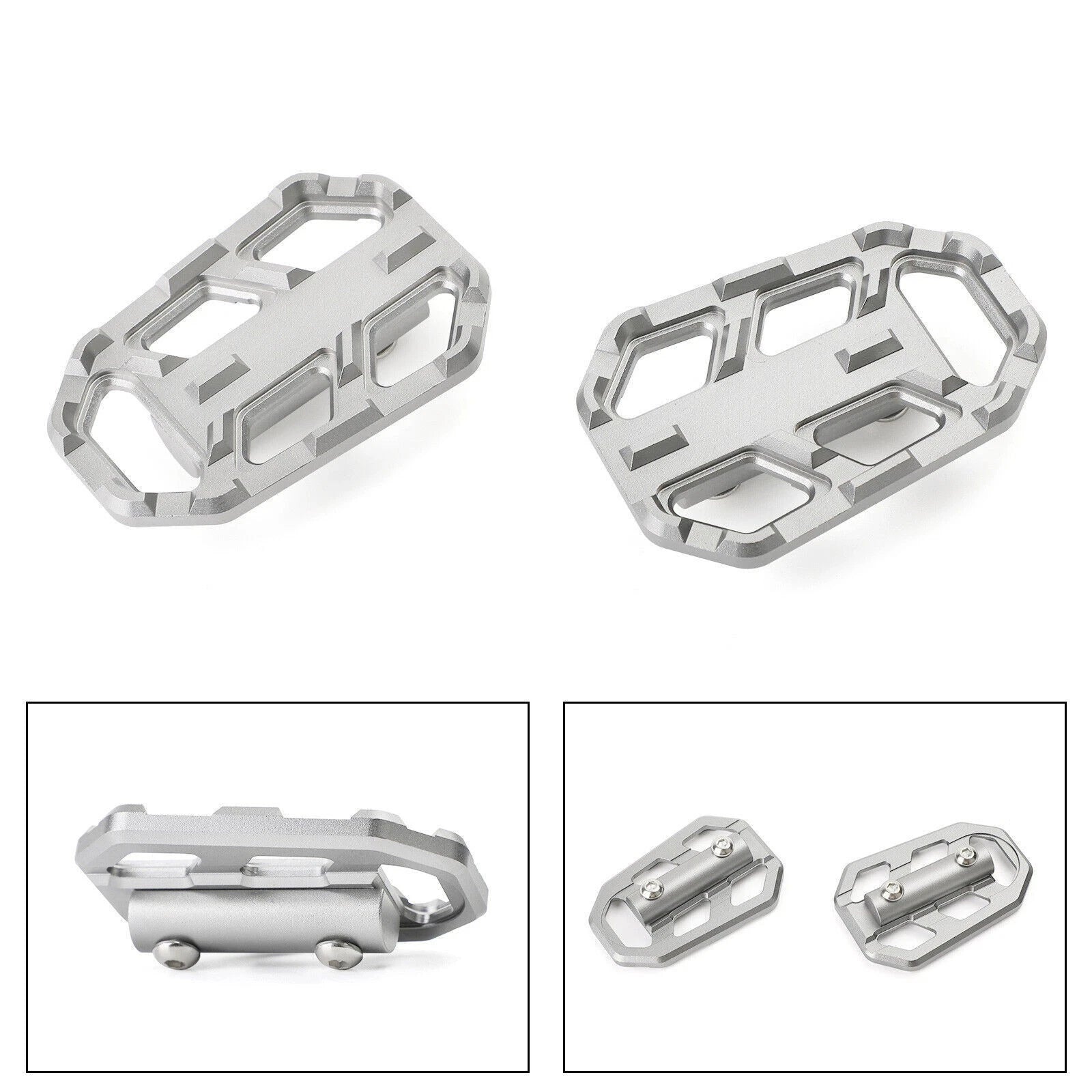 Foot Pegs Footrests for BMW G310GS (2017–2019), S1000XR (2015–2019), R1200GS/Adv (2013–2019)