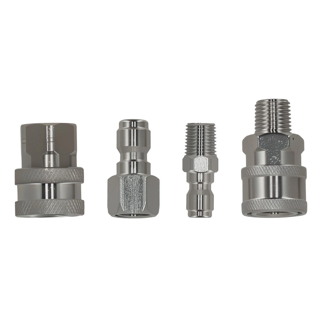 1/4" Quick Connect NPT Adapter for Pressure Washer for Stainless Steel (4pc)