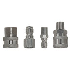 1/4" Quick Connect NPT Adapter for Pressure Washer for Stainless Steel (4pc)