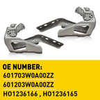Set of 2 Hood Hinges for Honda HR-V (2023–2024) Black