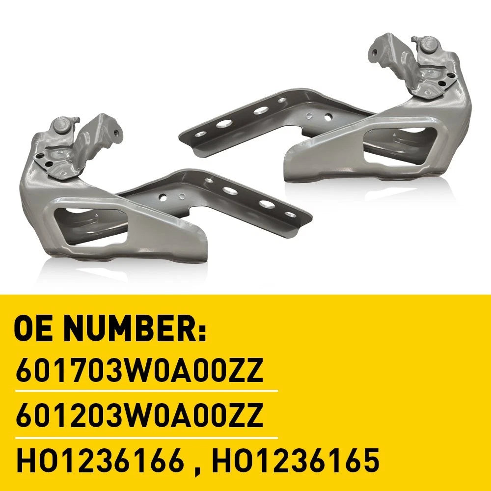 Set of 2 Hood Hinges for Honda HR-V (2023–2024) Black