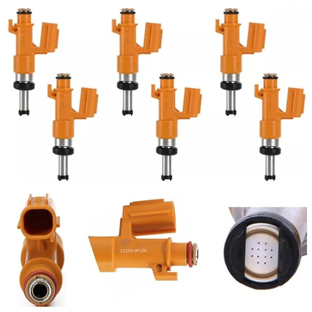 6X Fuel Injectors for Lexus IS350 RX350 Toyota Camry Sienna Tacoma (2013–2019)
