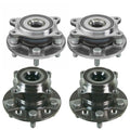 Moog Front & Rear Wheel Bearing and Hub Assemblies Kit for Lexus LS460 LS600h (2007–2017)