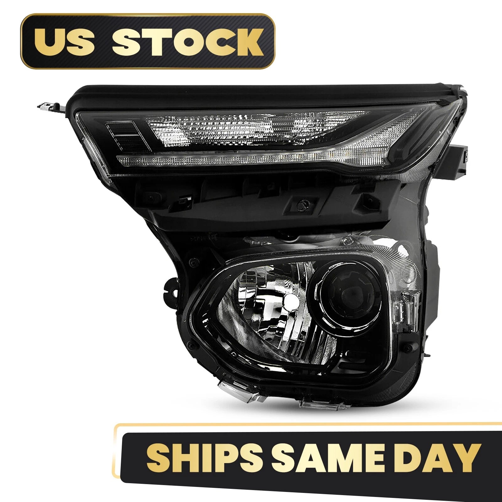 Halogen Projector Headlight Driver Left for Chevy Trailblazer (2021–2023)