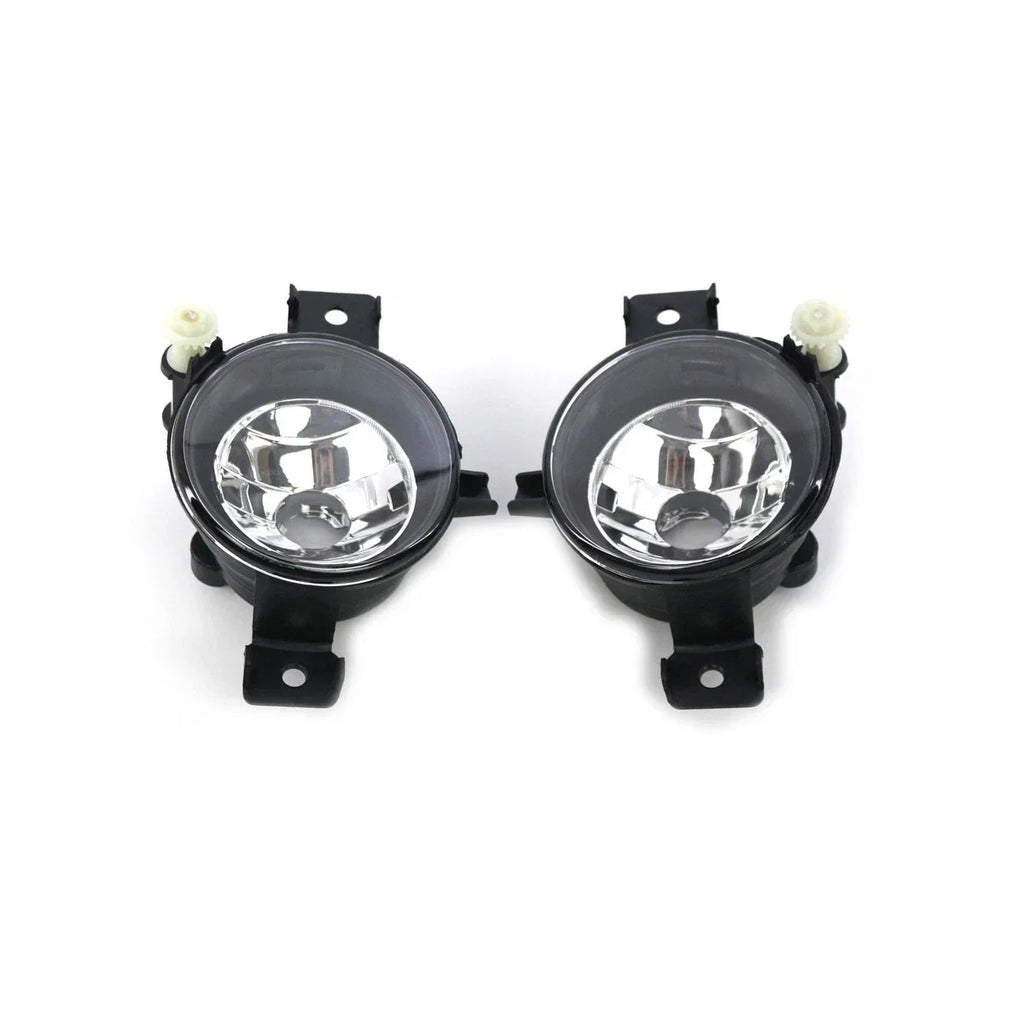 Pair Front Bumper Fog Light Lens Lamp Covers Clear for BMW X5 (2011–2013)