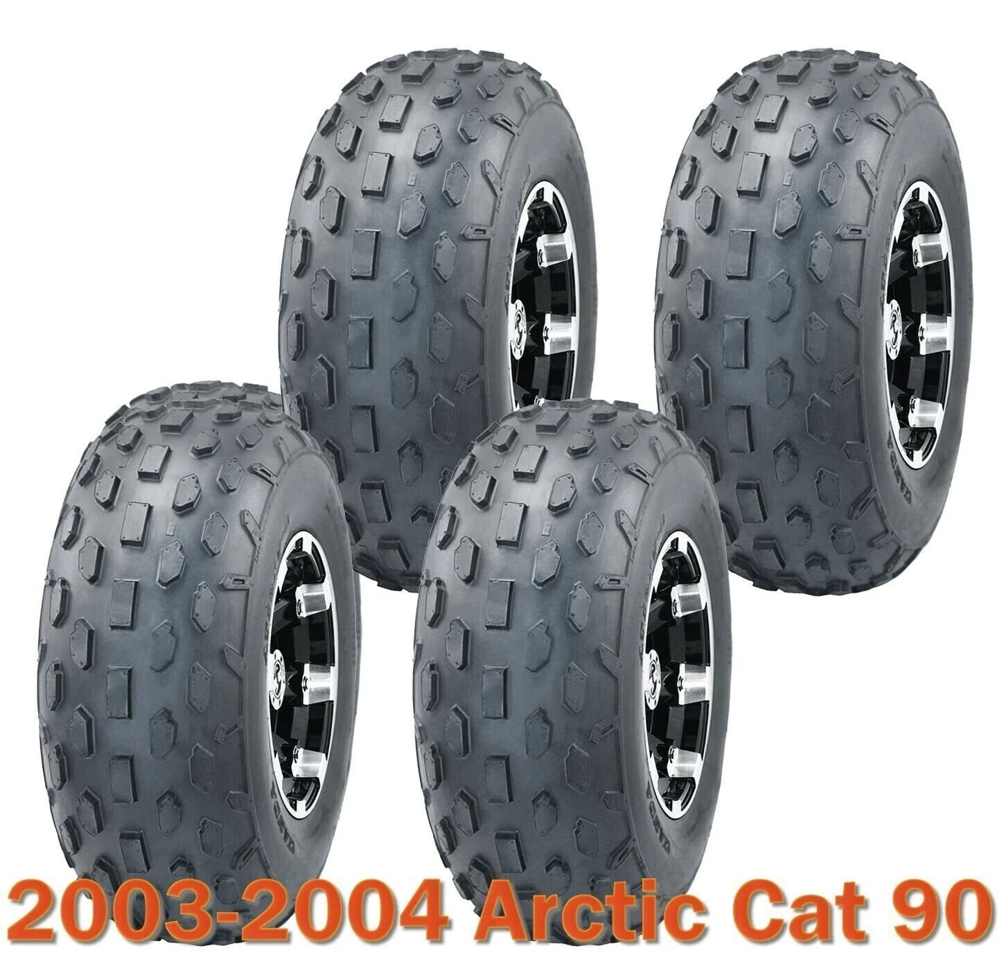 Set of 4 ATV Tires 19x7-8 for Arctic Cat 90 (2003–2004)