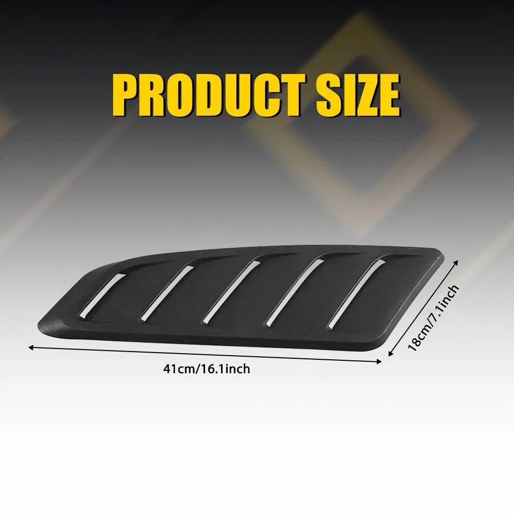 Matte Black Hood Air Vent Cover Scoop for Ford F-150 (2009–2024) EXV