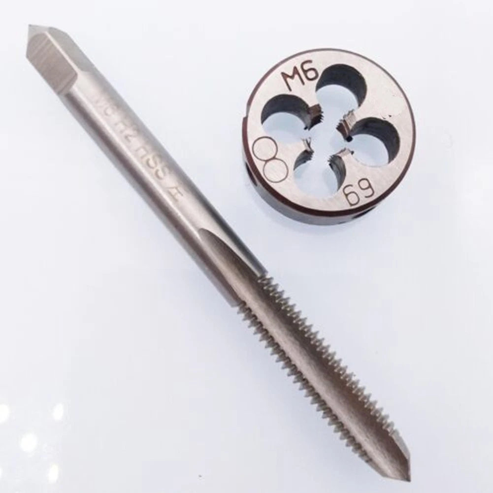 Tap & Die Set for Unalloyed HSS M6X1mm (Metric Replacement)