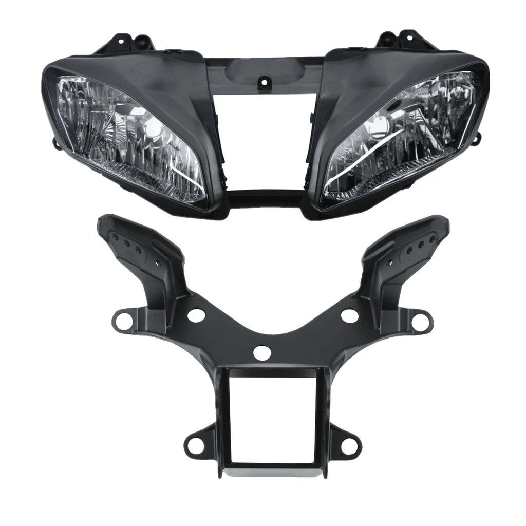 Front Headlight Lamp & Upper Fairing Bracket for Yamaha YZF-R6 (2008–2016)