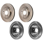 Front & Rear Brake Disc Rotors for Nissan Rogue Sport (2014–2018)