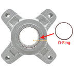Rear Axle Brake Rotor Disk Flange Hub for Honda TRX400EX Sportrax (2000–2009)
