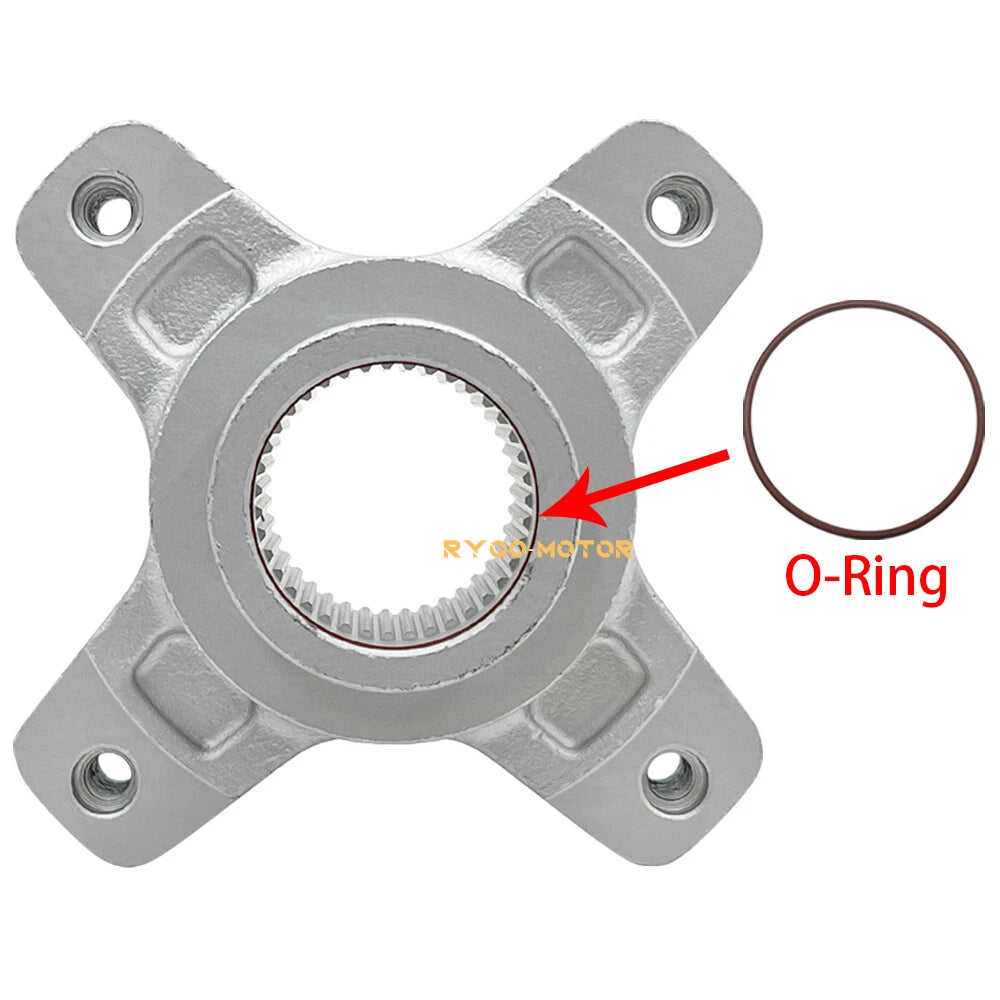 Rear Axle Brake Rotor Disk Flange Hub for Honda TRX400EX Sportrax (2000–2009)
