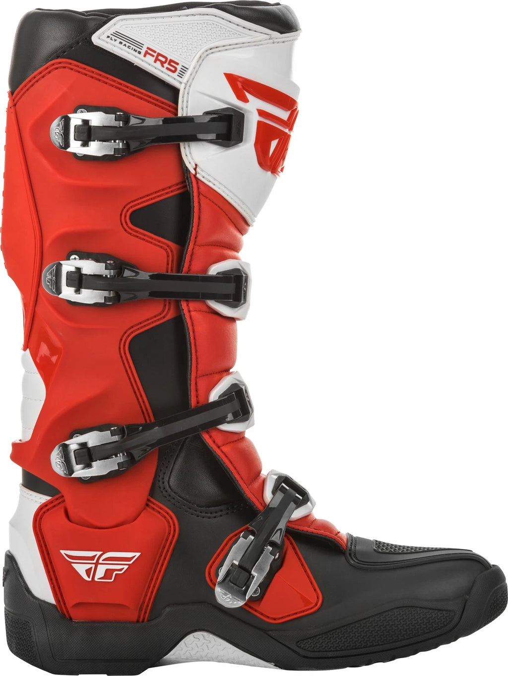 Fly Racing FR5 Offroad Boots for Motorcycle (US 13) Red Black White