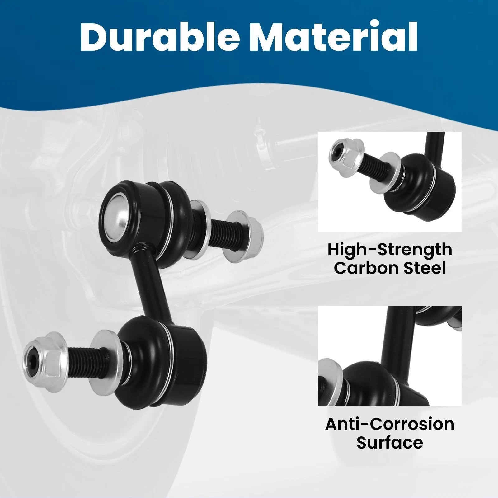 2PCS Front Sway Bar End Links for Subaru Outback Forester Crosstrek (2014–2023)