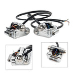 1" CNC Handlebar Switch Controls Housing for Harley Universal Motor Chrome