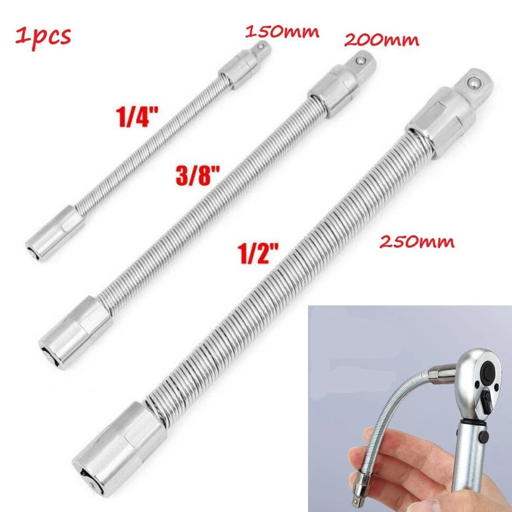 Flexible Socket Extension 90-Degree Bend for Automotive Use (1pc)