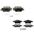Set of 4 Bosch QuietCast Ceramic Brake Pads for Ford Escape, Transit Connect (2013–2023)