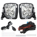 Bumper Fog Light Lamp Set for Dodge RAM 1500 (2013–2018) w/Bulbs Clear Lens