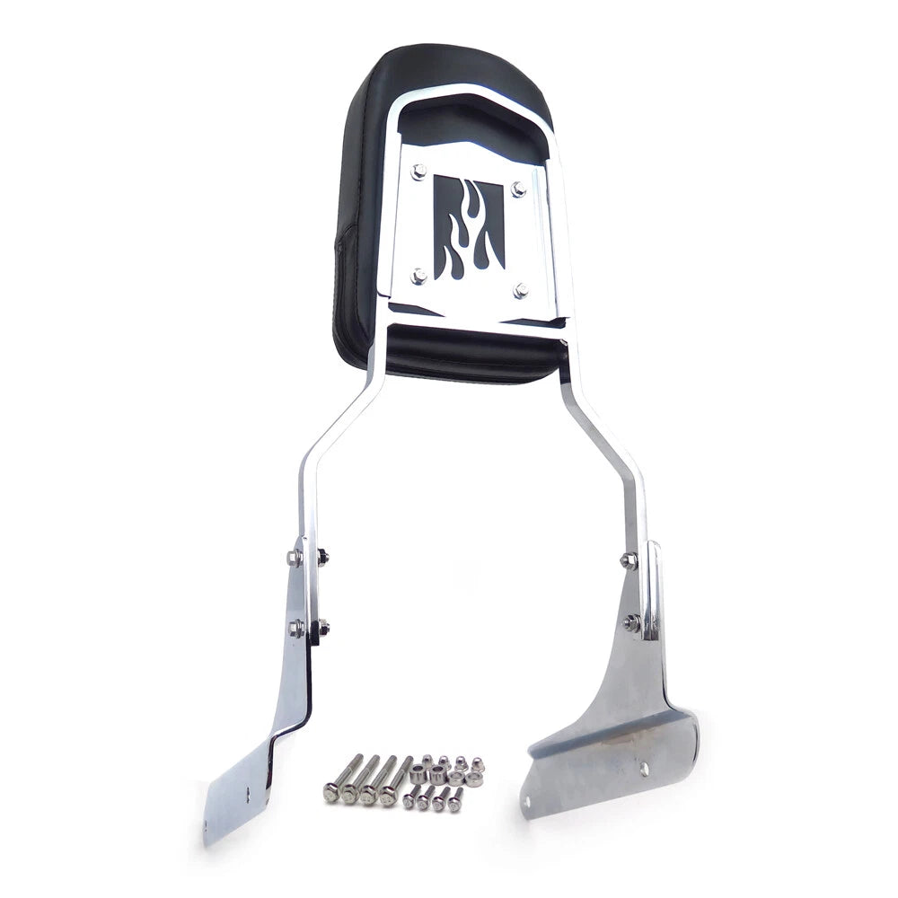 Sissy Bar Backrest for Honda Shadow VLX 600 (1999–2007) w/Leather Pad