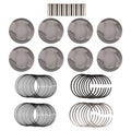 Engine Piston Set w/ Rings for Dodge Dakota 4.7L SOHC 16V (2008–2011) 68031605AD