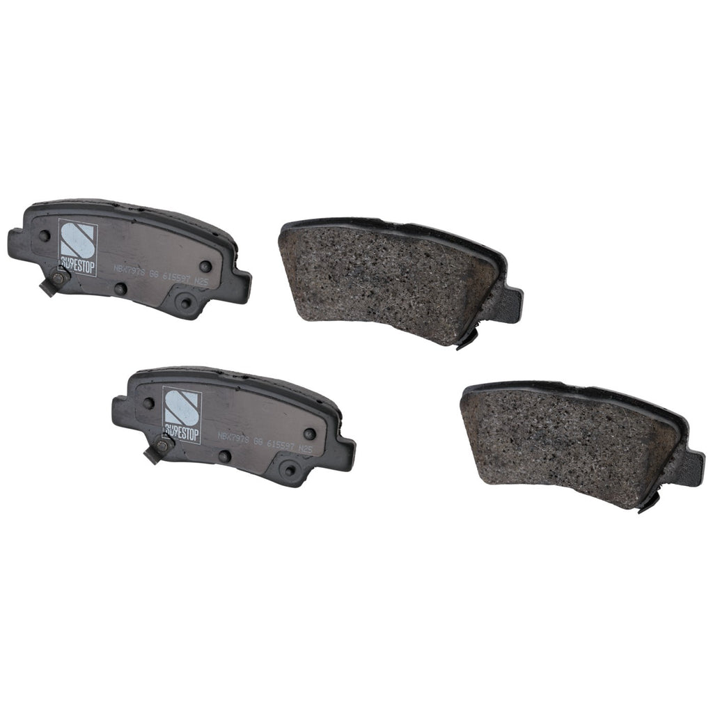 Rear Brake Disc Rotors and Pads Kit for Kia Forte, Forte5, Soul, Veloster