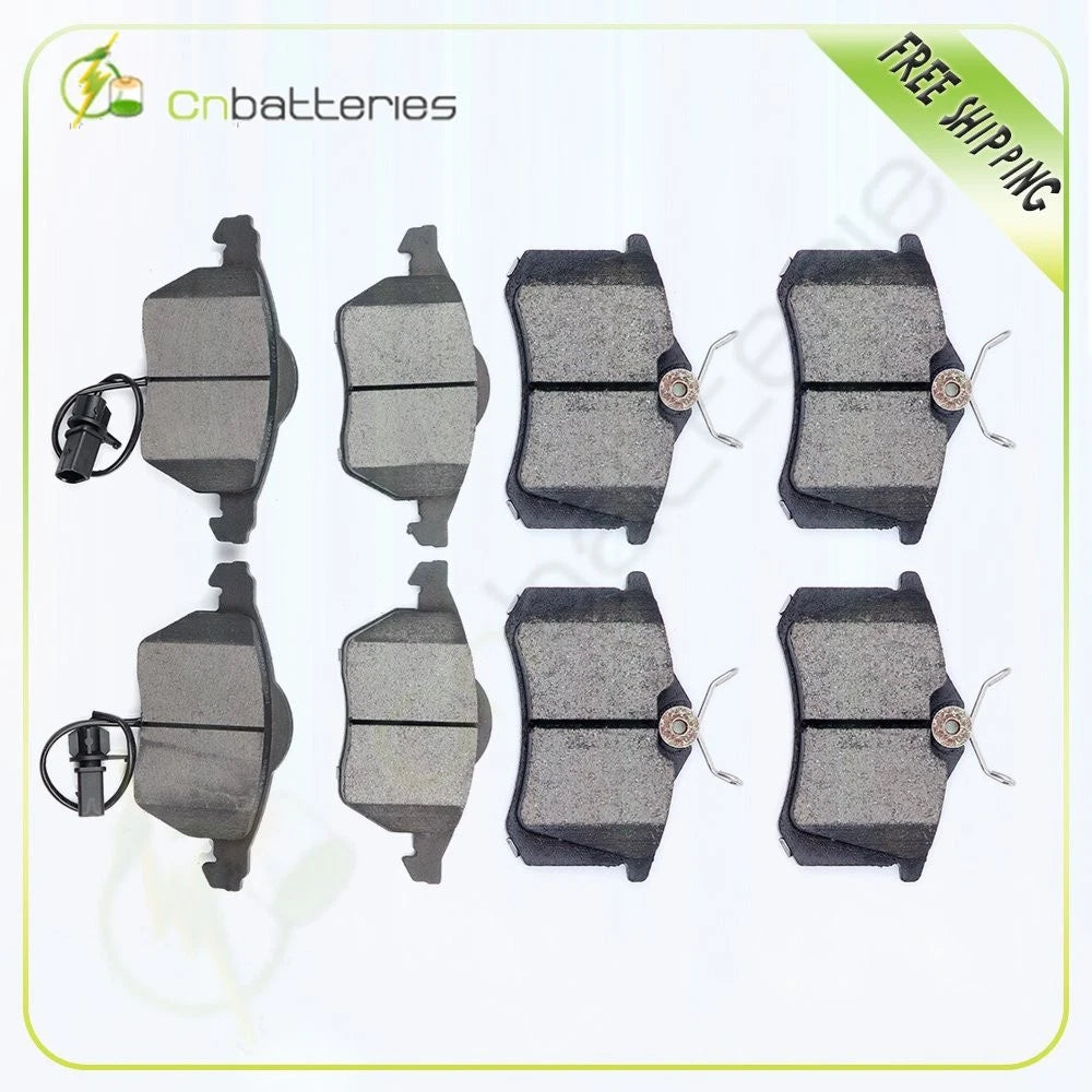 Front and Rear Ceramic Brake Pads for Audi A4 (1999–2004)