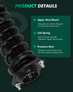 Rear Complete Strut Shock w/ Spring Assembly for Subaru Forester (2014–2016)