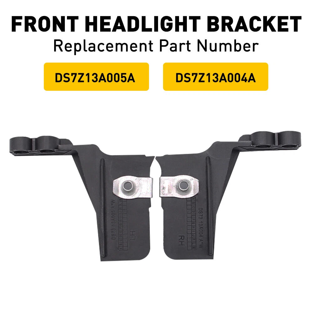 2X Headlight Lamp Mount Bracket for Ford Fusion (2014–2016)
