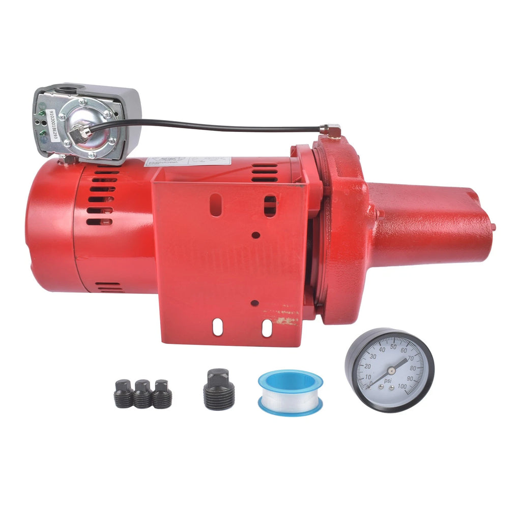 1 HP Cast Iron Shallow Well Jet Pump for Various Models (115/230V)