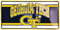 Georgia Tech License Plate Tag for GT Yellow Jackets (Metal Sign)