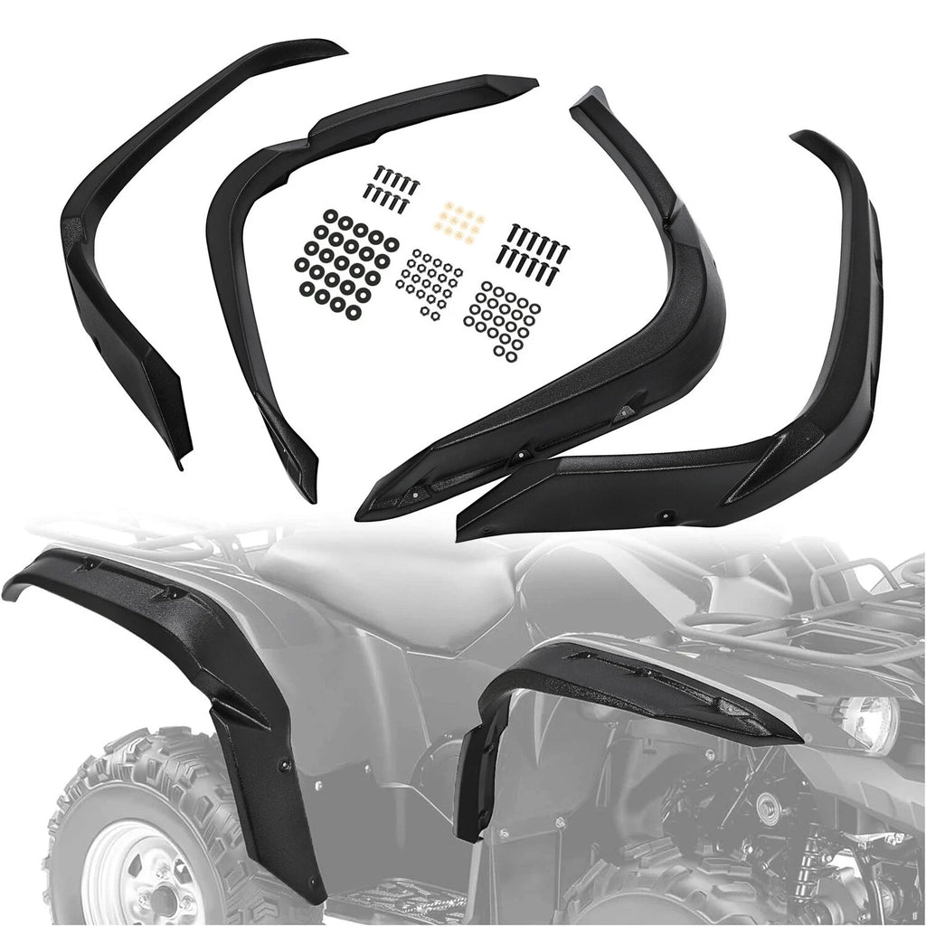 Set of 4 Fender Flare Guards for Yamaha Grizzly 700 (2016–2025)