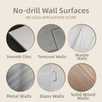 Stainless Steel Pot Lid and Cutting Board Rack for Kitchen (Wall Mounted)